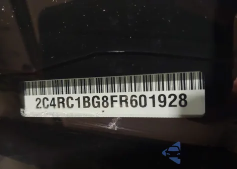 2015 Chrysler Town & Country Touring из США, поврежденный, VIN 2C4RC1BG8FR601928